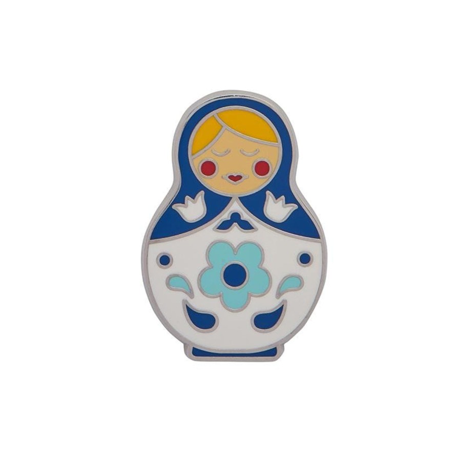 Erstwilder Enamel Pins | Matryoshka Memories Medium Enamel Pin