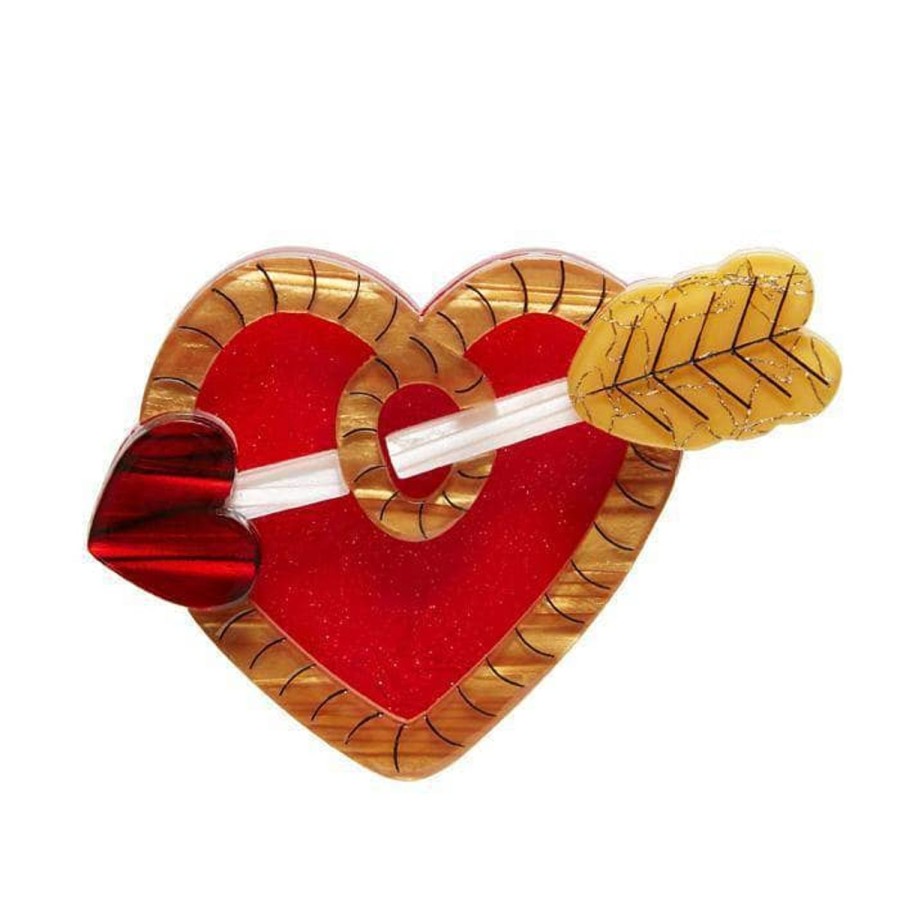 Erstwilder Brooches | A Shot Through The Heart Brooch