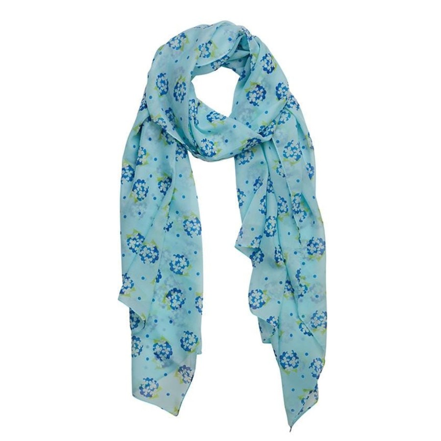 Erstwilder Scarves | Heartfelt Hydrangea Neck Large Neck Scarf