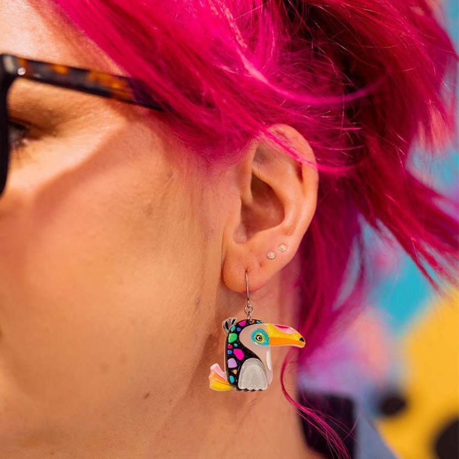 Erstwilder Earrings | Tara The Toucan Drop Earrings