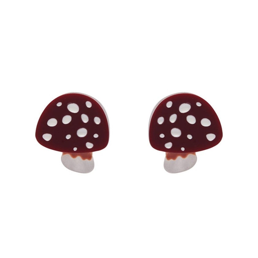 Erstwilder Earrings | Twinning Toadstools Stud Earrings