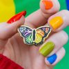 Erstwilder Enamel Pins | Prince Of Pride Butterfly Enamel Pin