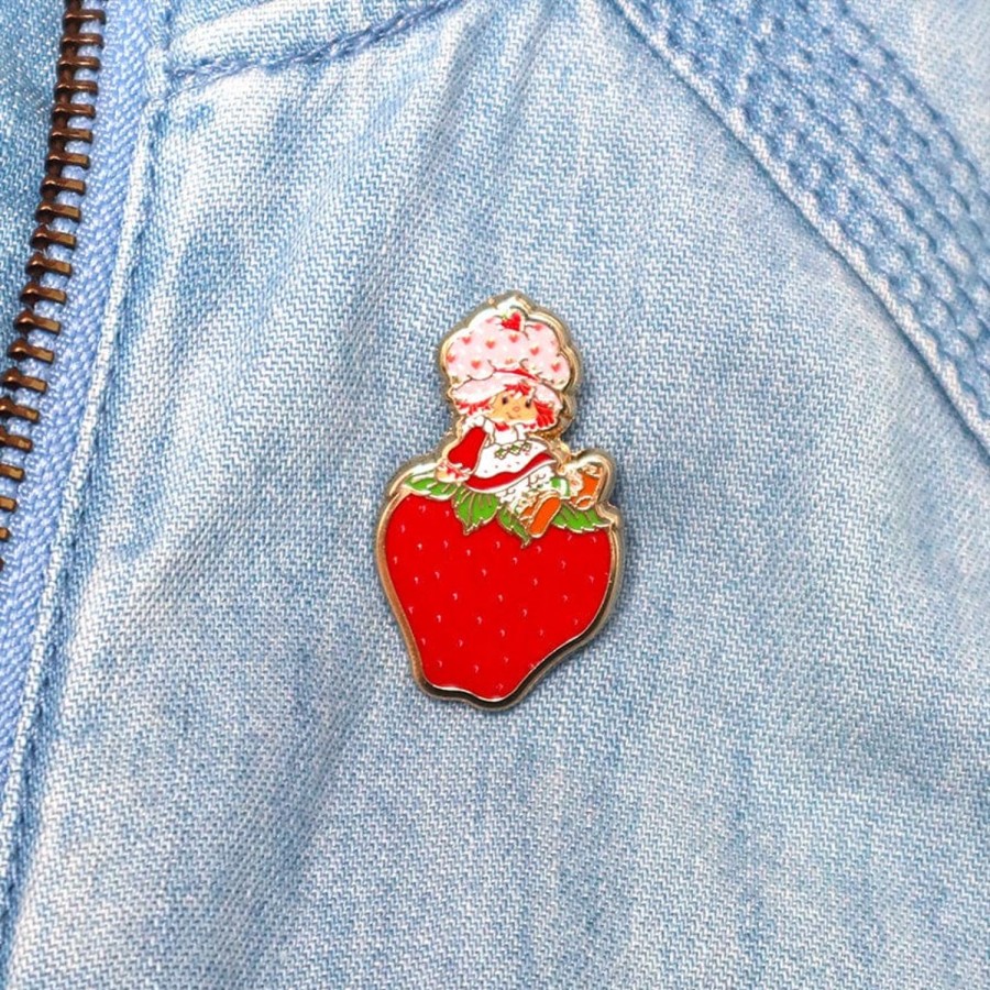 Erstwilder Enamel Pins | Sitting On A Strawberry Enamel Pin