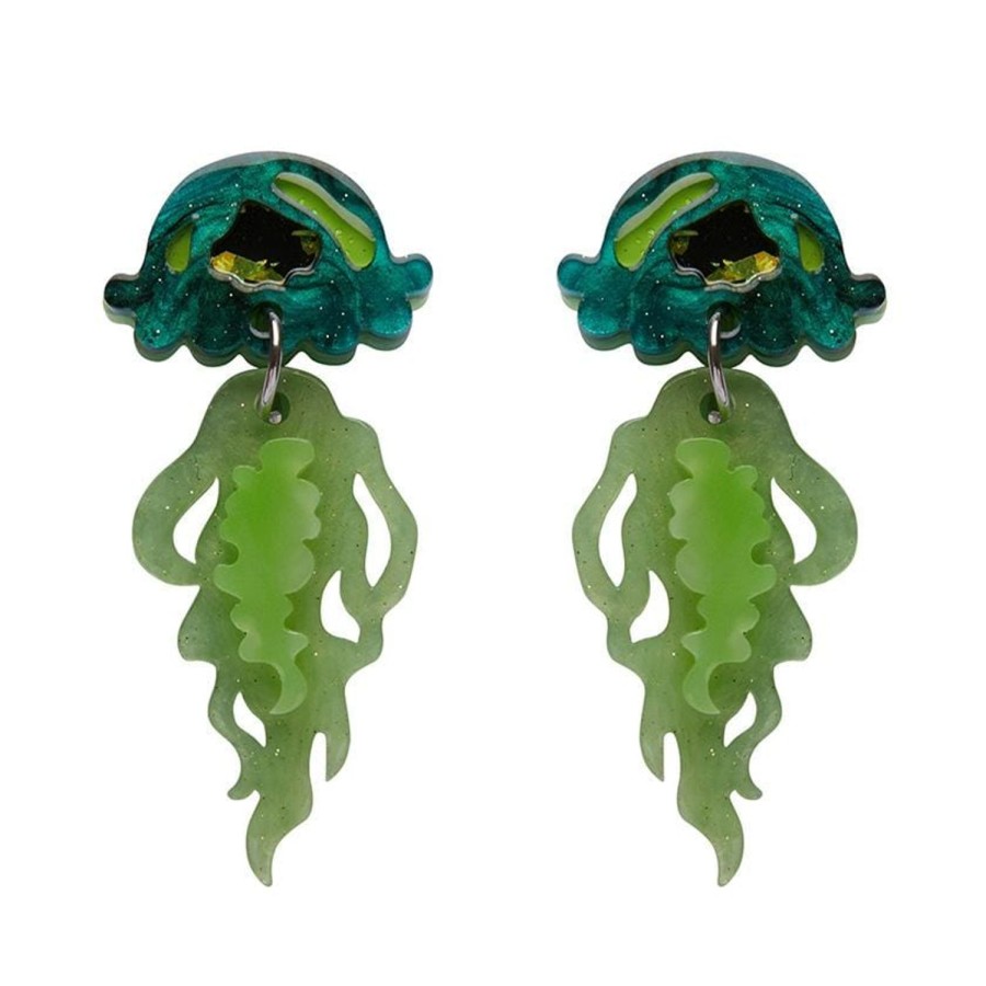 Erstwilder Earrings | Slippin' Under Jellyfish Earrings