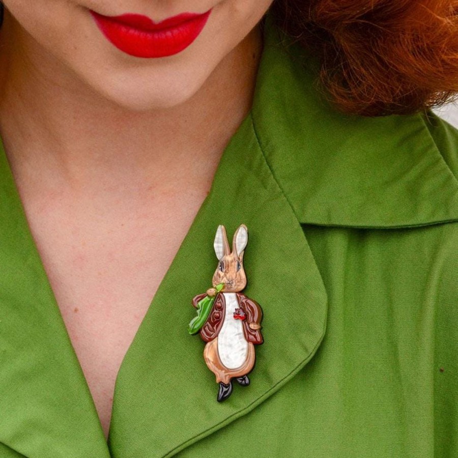 Erstwilder Brooches | Benjamin Bunny Brooch