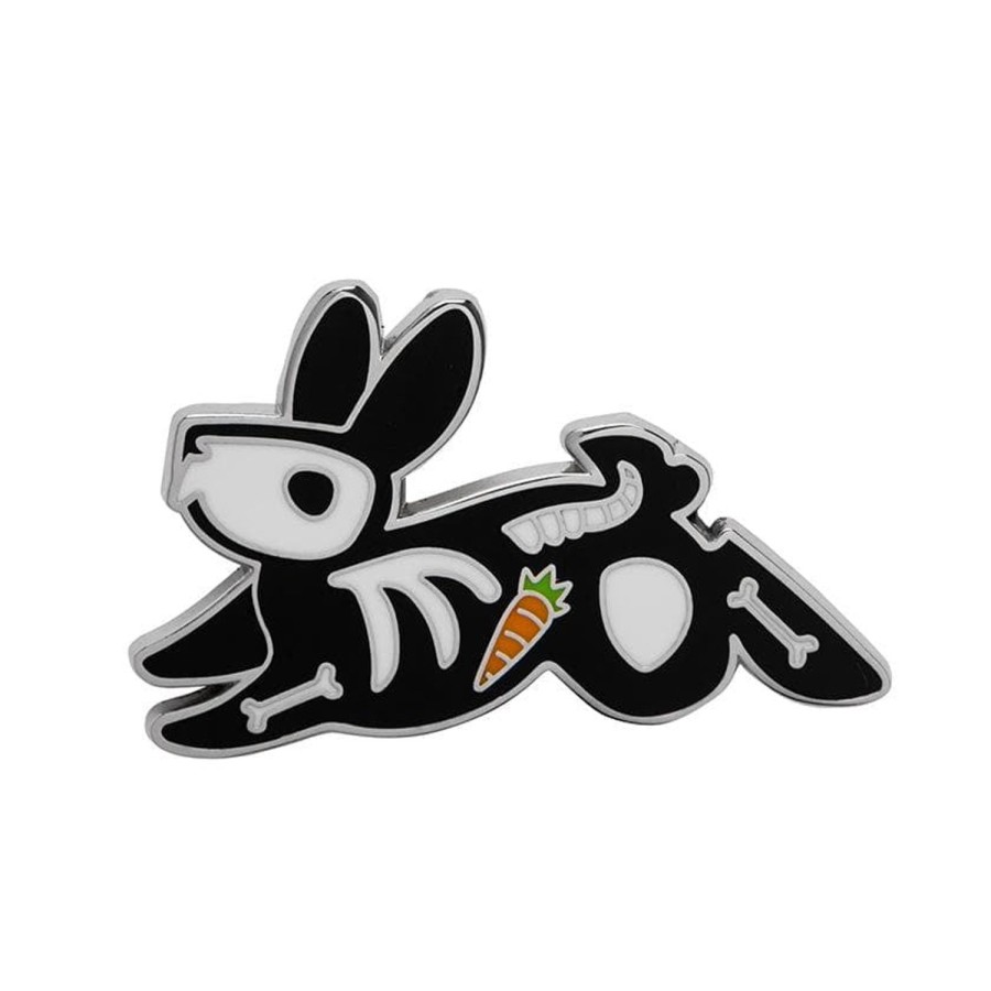 Erstwilder Enamel Pins | Bunny Bones Enamel Pin