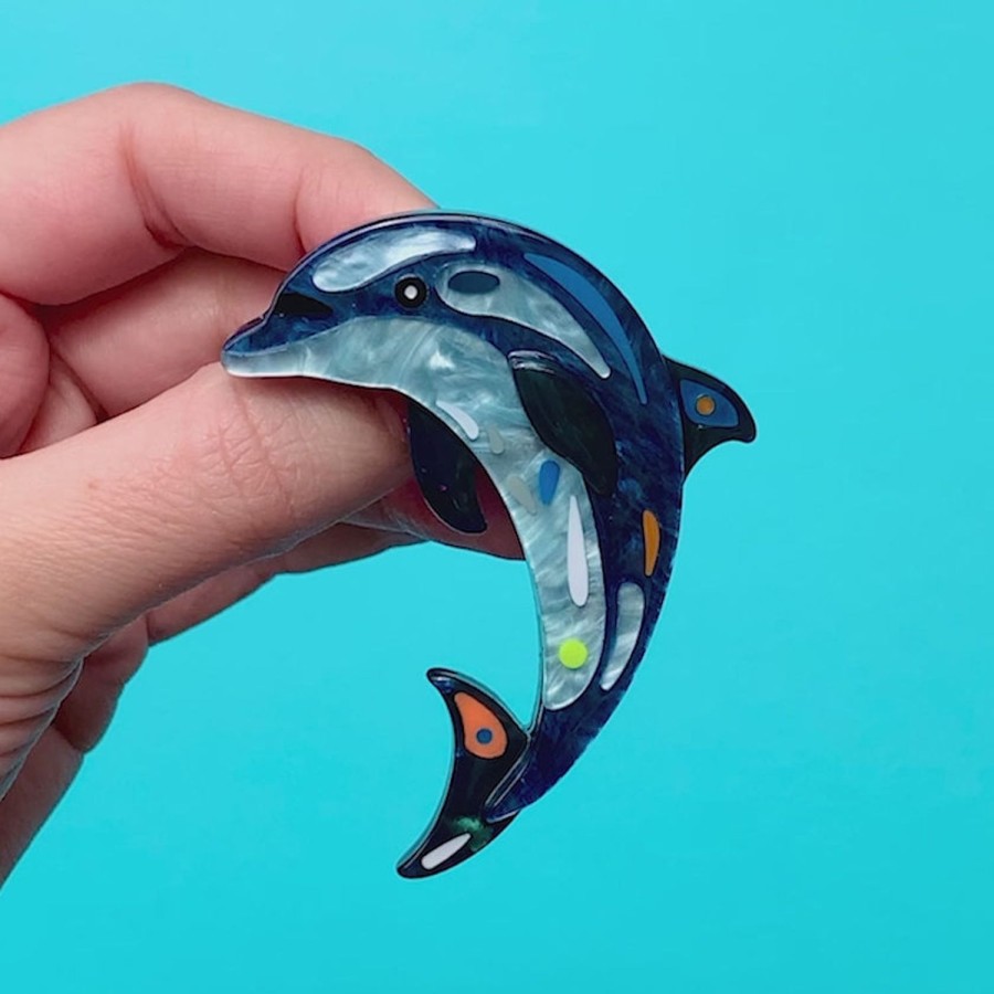 Erstwilder Brooches | The Boastful Bottlenose Dolphin Brooch