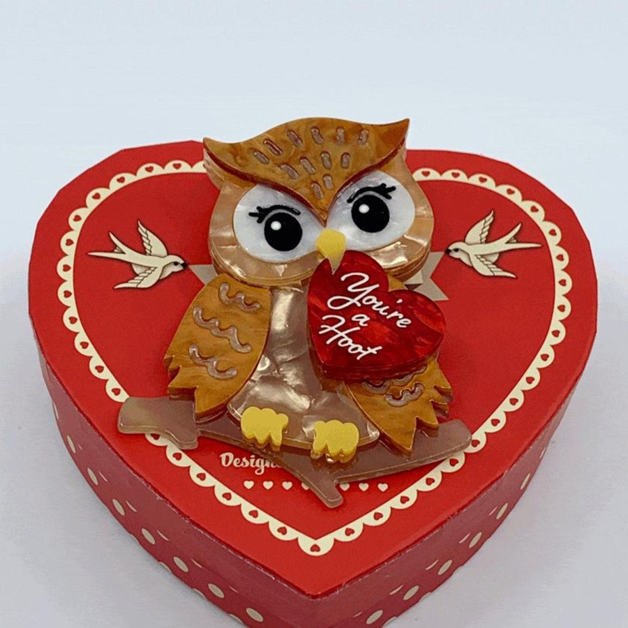 Erstwilder Brooches | You'Re A Hoot Brooch