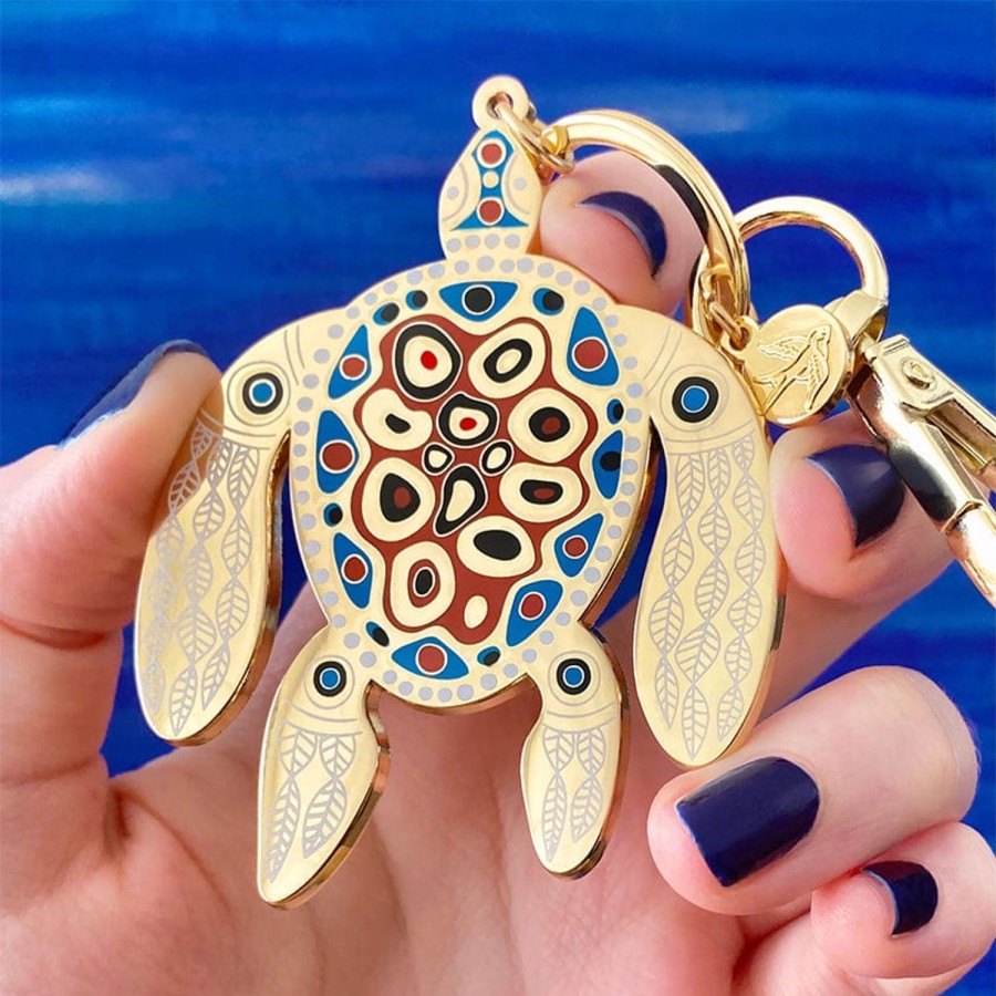 Erstwilder Enamel Key Rings | The Turtle 'Bungadu' Key Ring