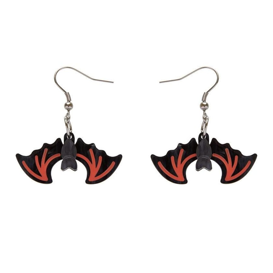 Erstwilder Earrings | Bite Night Bat Earrings