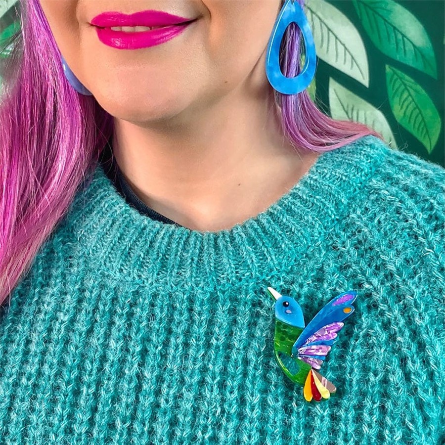 Erstwilder Brooches | The Hardworking Hummingbird Brooch