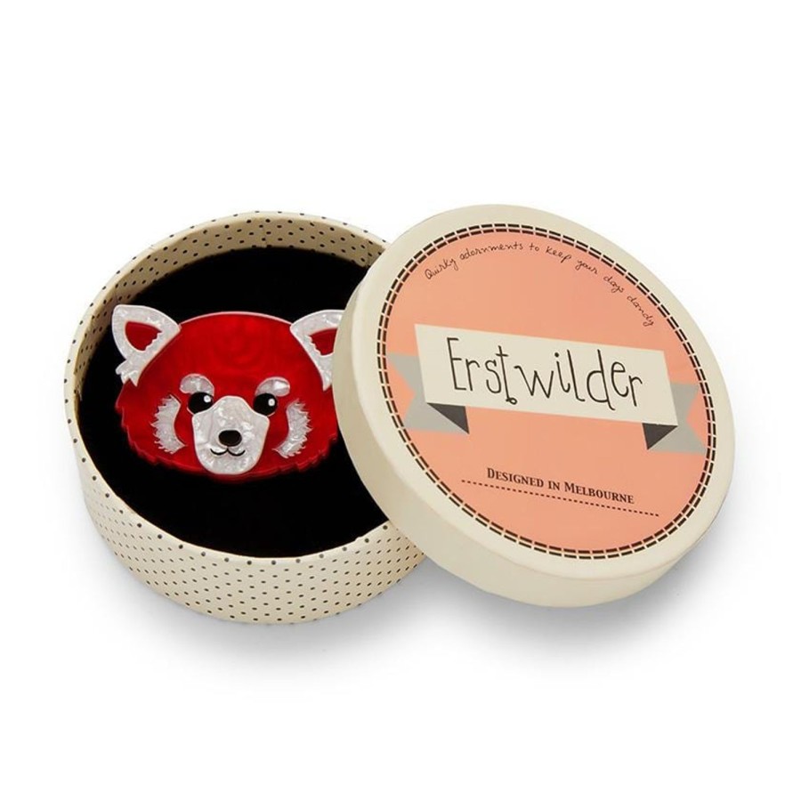 Erstwilder Brooches | Lesser Rusty Red Panda Brooch