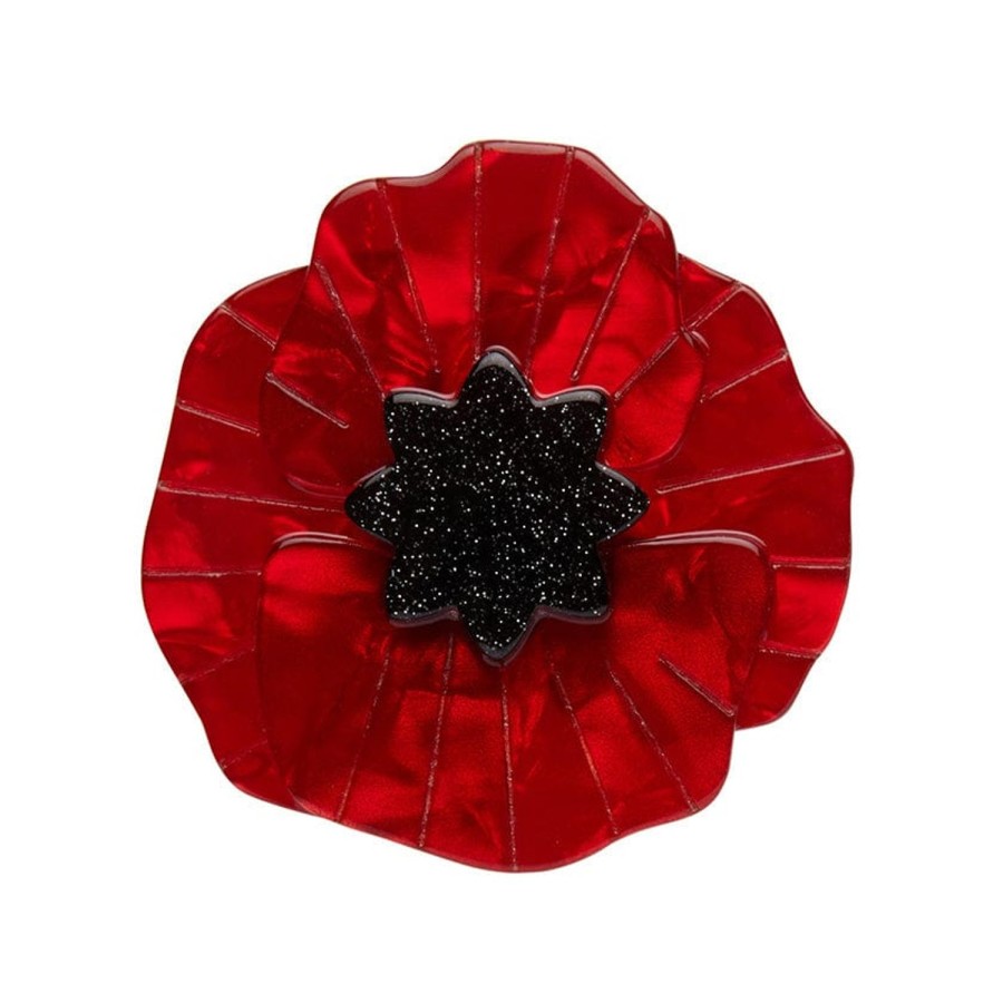 Erstwilder Brooches | Poppy Field Brooch