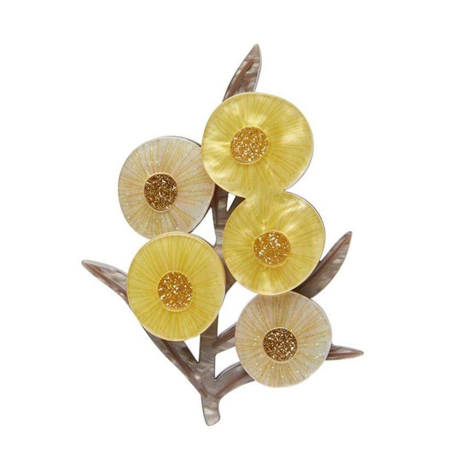 Erstwilder Brooches | A Walk In The Wattle Brooch