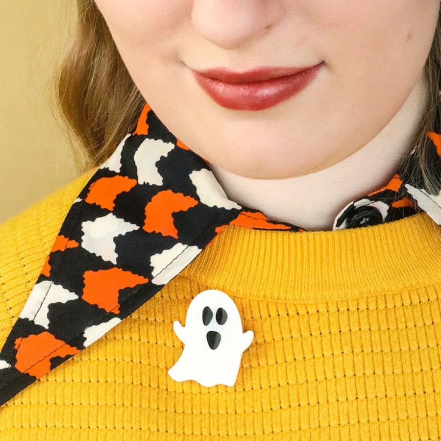 Erstwilder Brooches | Glitter Ghost Mini Brooch