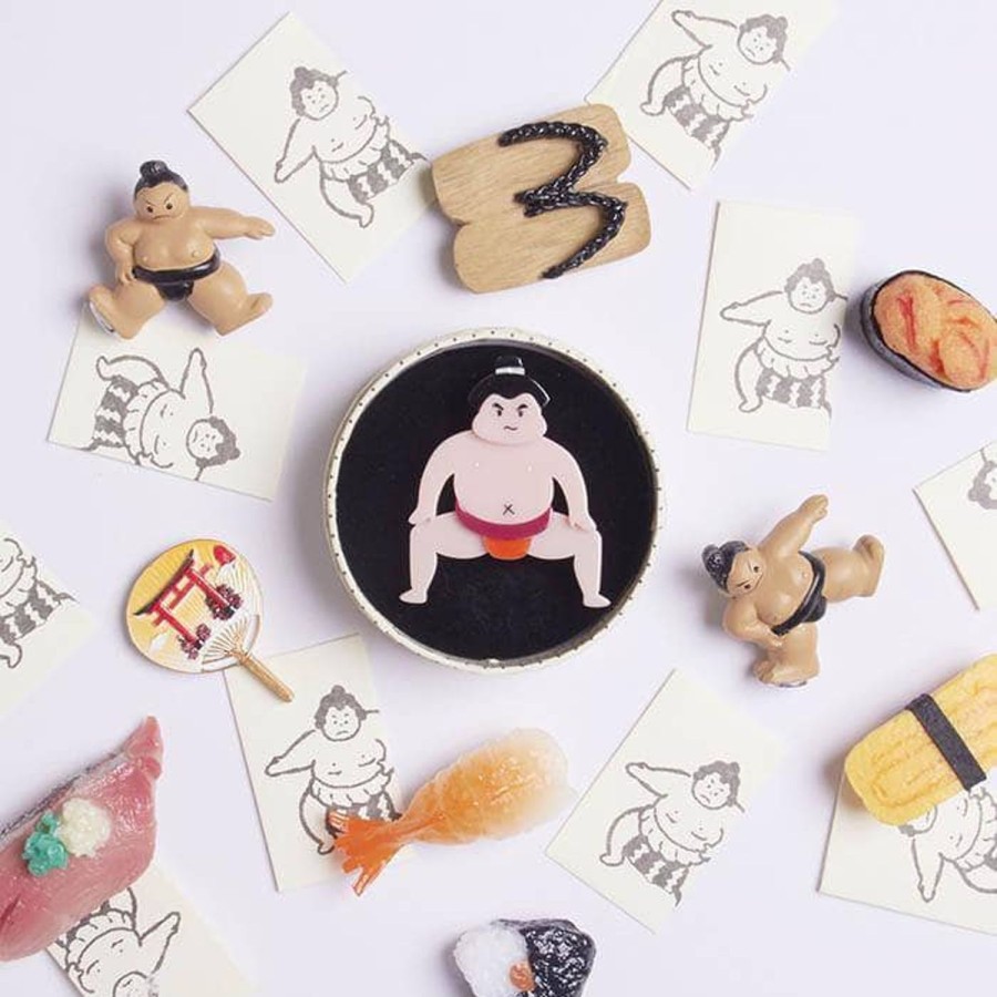 Erstwilder Brooches | He Be Rikishi Brooch