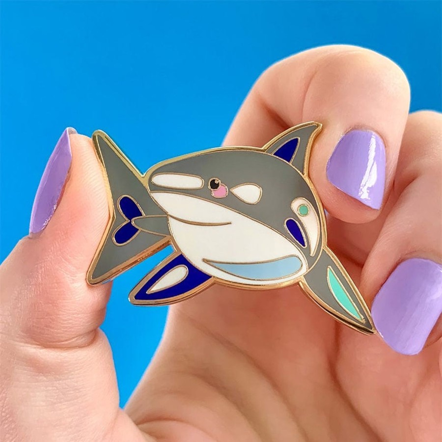 Erstwilder Enamel Pins | The Guileless Great White Shark Enamel Pin