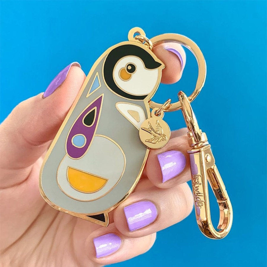 Erstwilder Enamel Key Rings | The Promising Penguin Enamel Key Ring