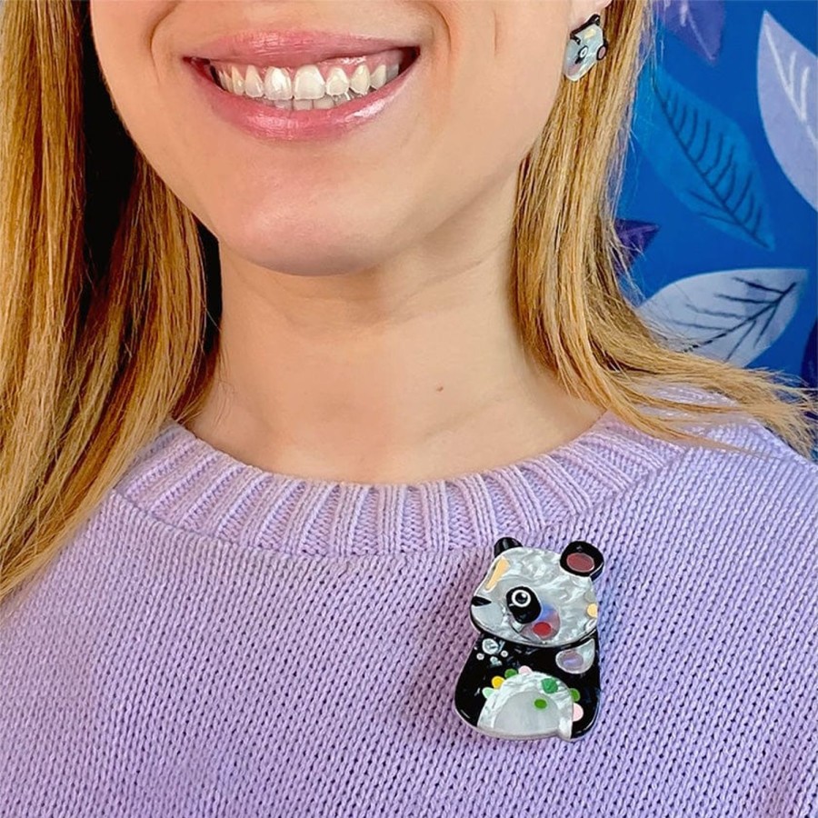 Erstwilder Brooches | The Patient Panda Brooch