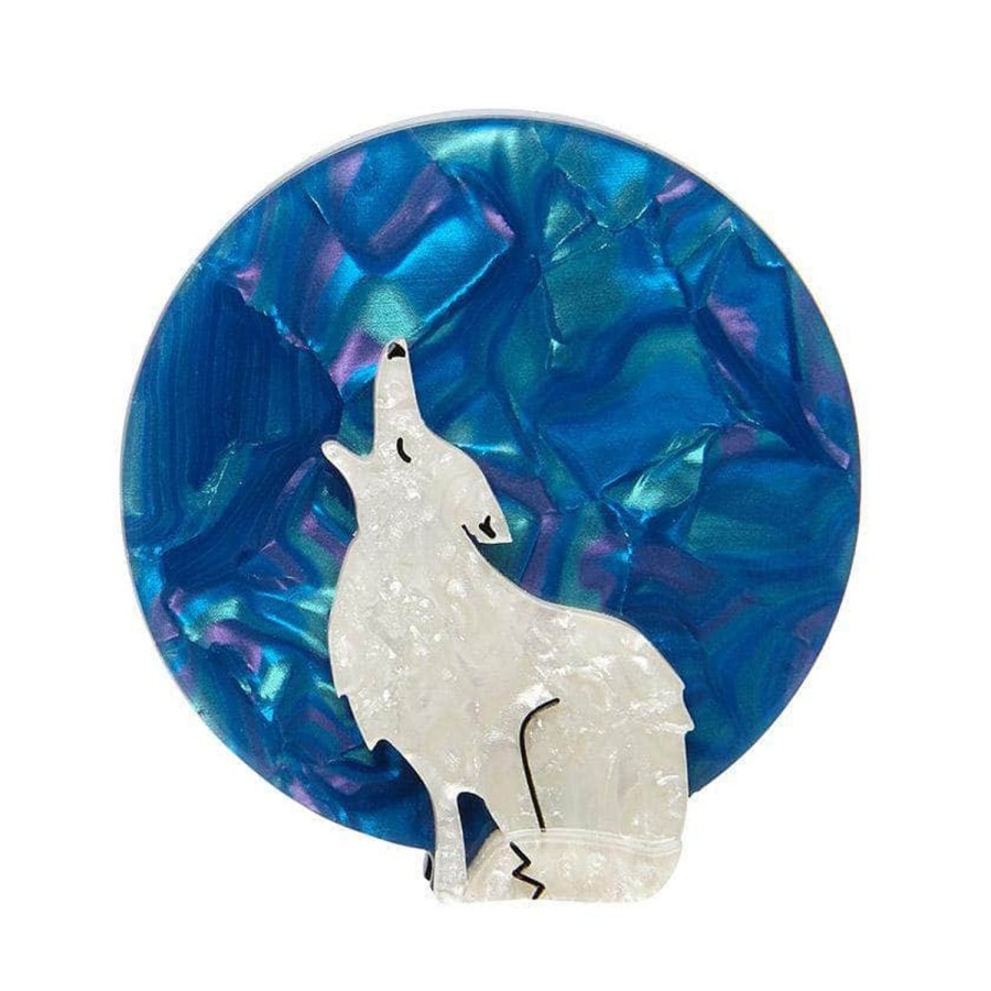 Erstwilder Brooches | Howling At The Moon Brooch