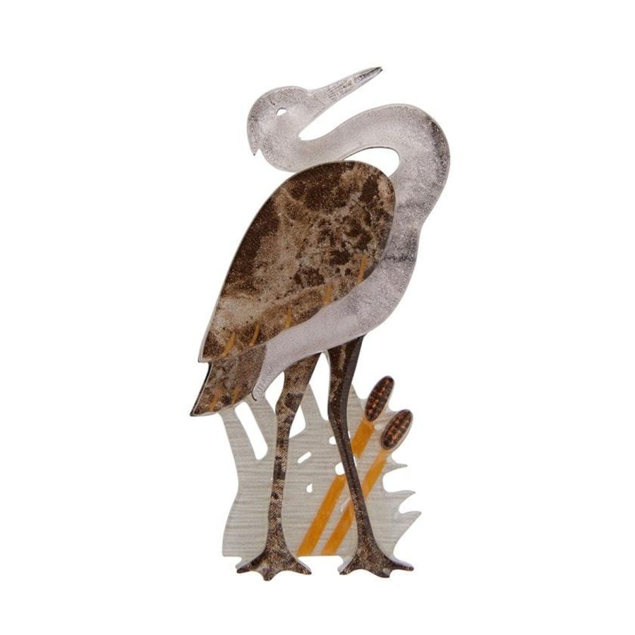 Erstwilder Brooches | Avian Adore Heron Brooch