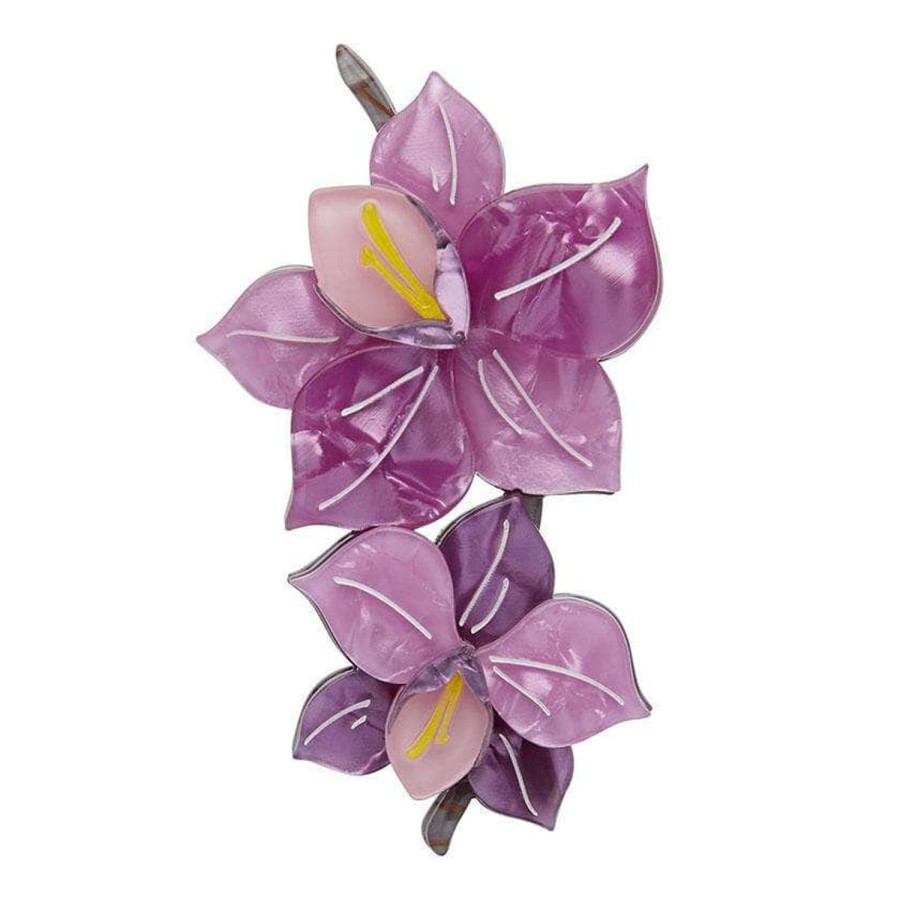 Erstwilder Brooches | Opulent Orchidaceae Brooch