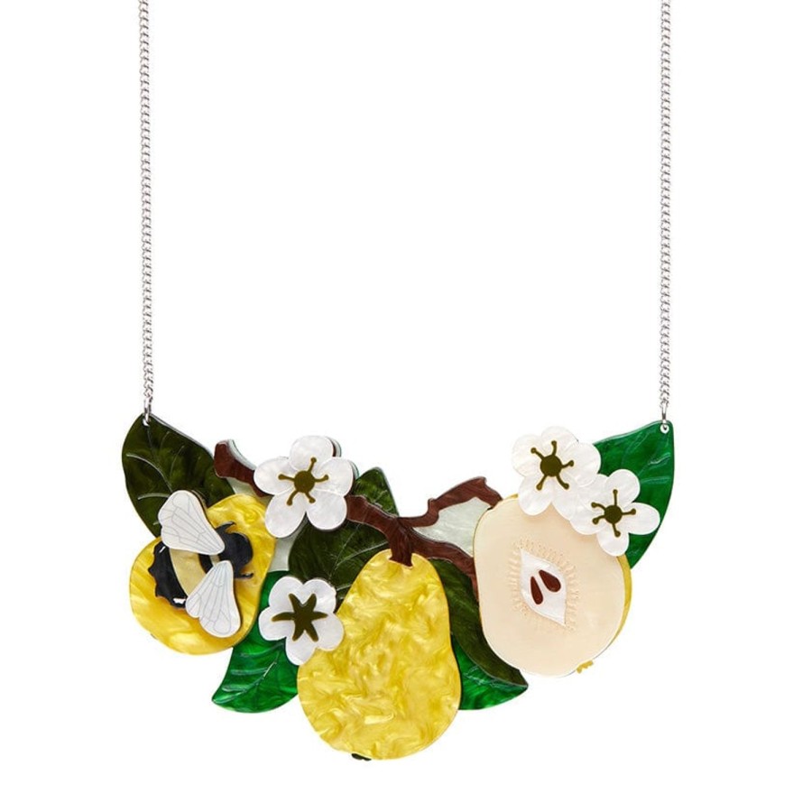 Erstwilder Necklaces | Compare The Pear Statement Necklace