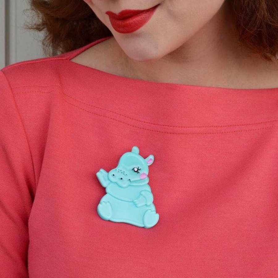 Erstwilder Brooches | Kubu The Cutie Hippo Brooch