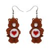 Erstwilder Earrings | Tenderheart Bear Earrings