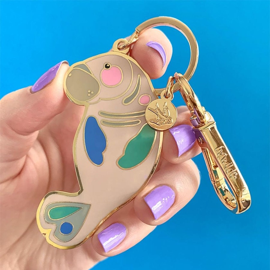 Erstwilder Enamel Key Rings | The Dutiful Dugong Enamel Key Ring