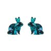 Erstwilder Essential Earrings | Bunny Chunky Glitter Resin Stud Earrings - Green