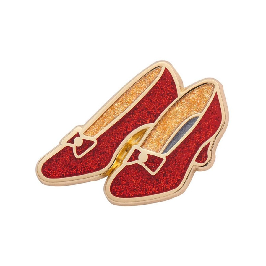 Erstwilder Enamel Pins | Ruby Slippers Enamel Pin