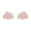 Erstwilder Essential Earrings | Cloud Glitter Resin Stud Earrings - Pink