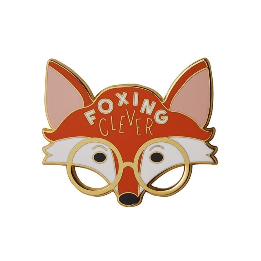 Erstwilder Enamel Pins | Foxing Clever Enamel Pin