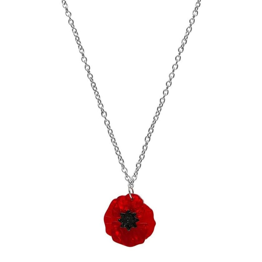 Erstwilder Necklaces | Poppy Field Mini Pendant Necklace