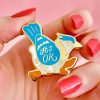 Erstwilder Enamel Pins | It'S Ok To Feel Blue Enamel Pin