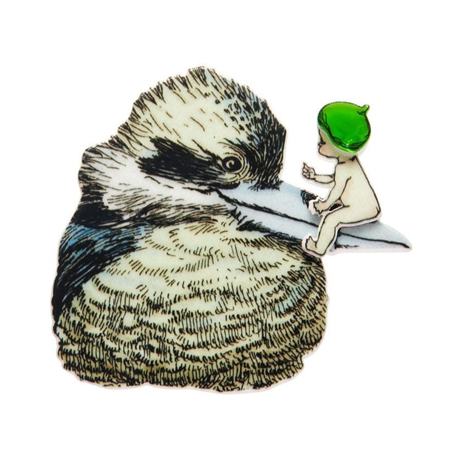 Erstwilder Brooches | Mrs. Kookaburra Brooch