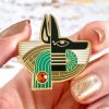 Erstwilder Enamel Pins | Master Of Secrets Anubis Enamel Pin