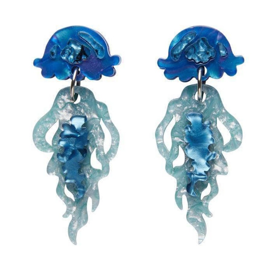 Erstwilder Earrings | Slippin' Under Jellyfish Earrings