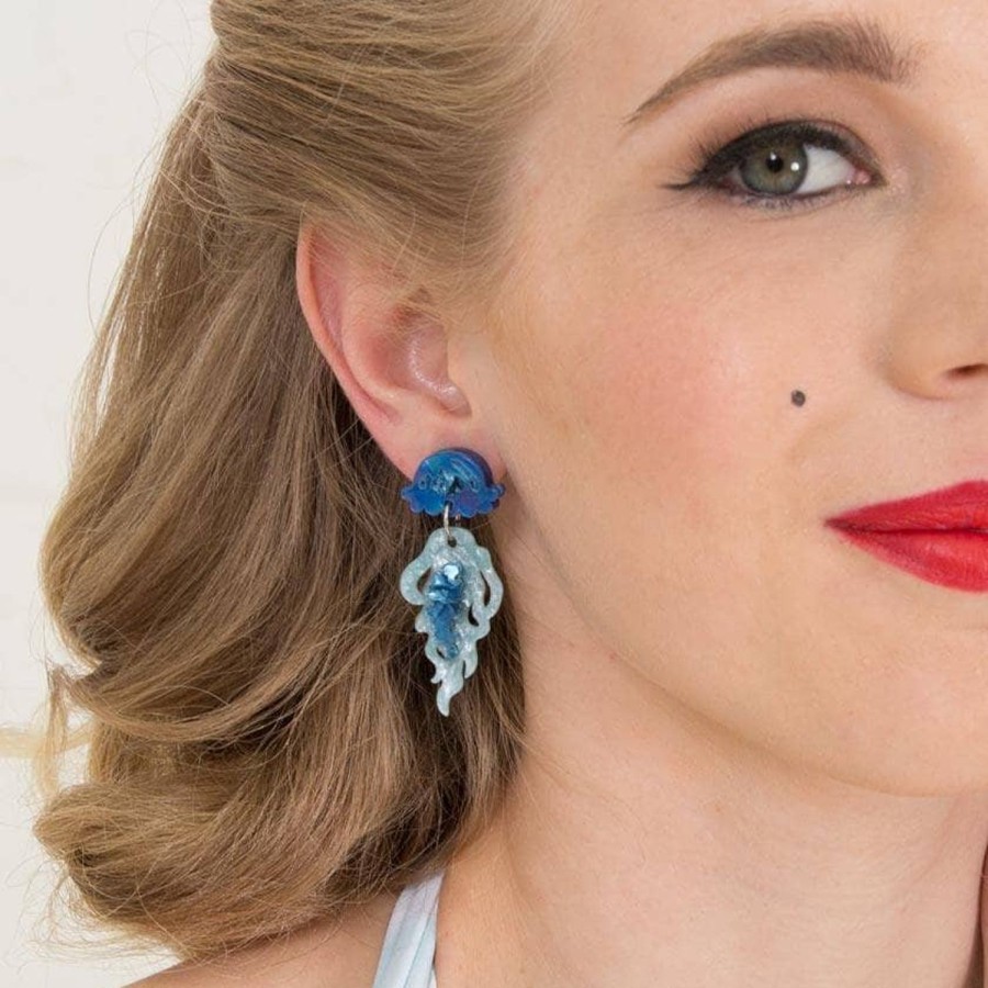 Erstwilder Earrings | Slippin' Under Jellyfish Earrings