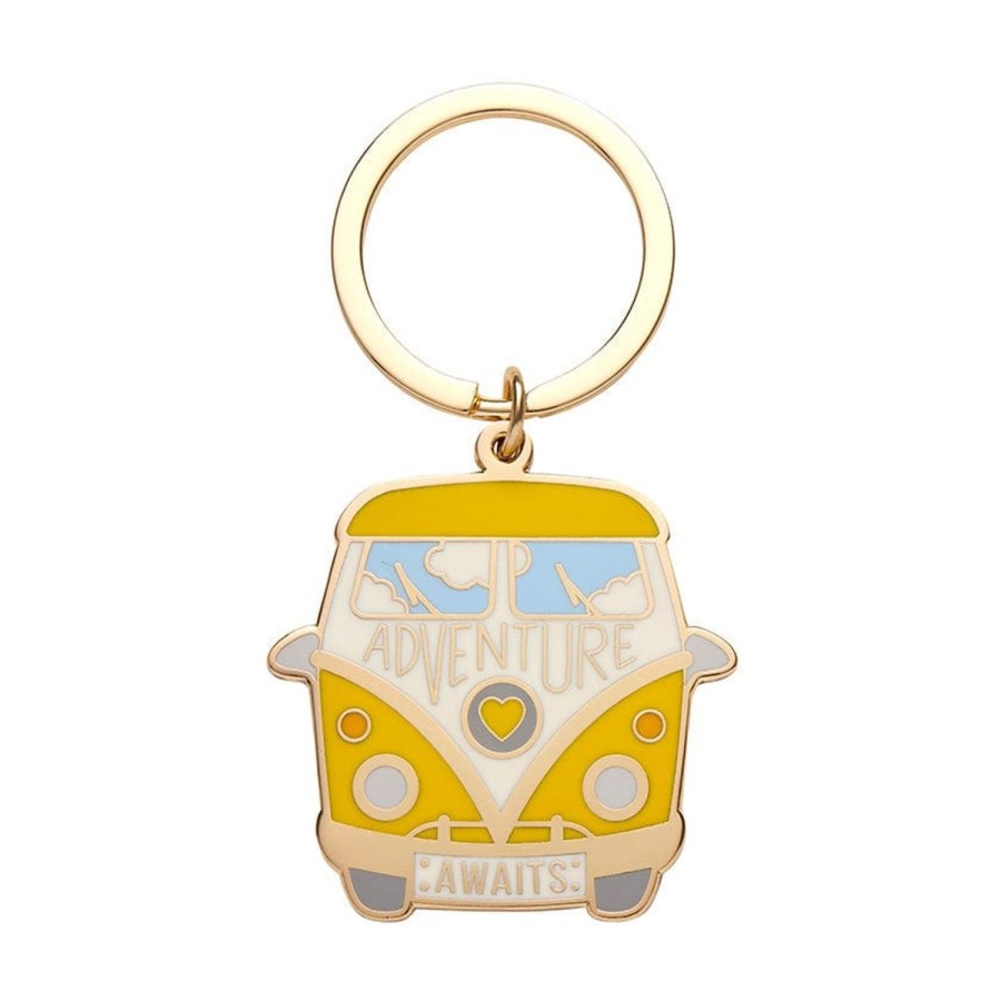 Erstwilder Enamel Key Rings | Adventure Awaits Enamel Key Charm