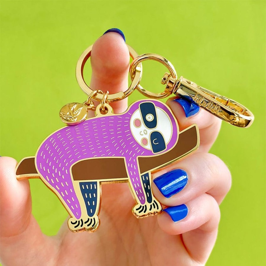 Erstwilder Enamel Key Rings | A Little Sluggish Enamel Key Ring