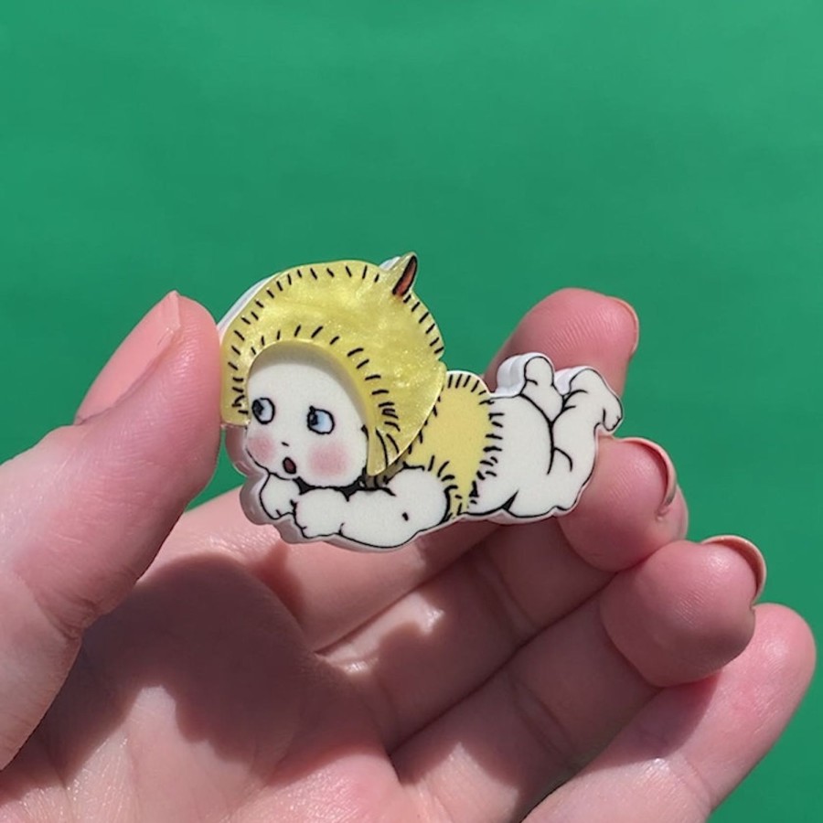 Erstwilder Brooches | Baby Wattle Mini Brooch