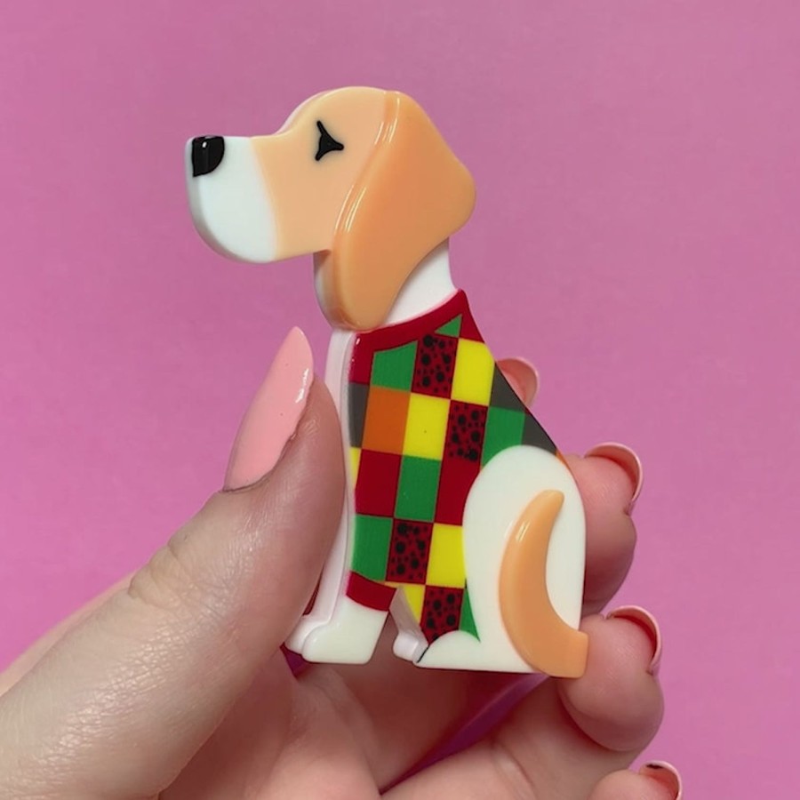 Erstwilder Brooches | Beatrice Beagle Brooch