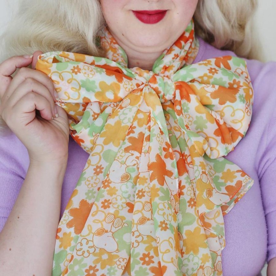 Erstwilder Scarves | Snoopy Floral Large Neck Scarf