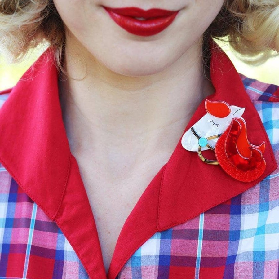 Erstwilder Brooches | His Girl Friday Brooch