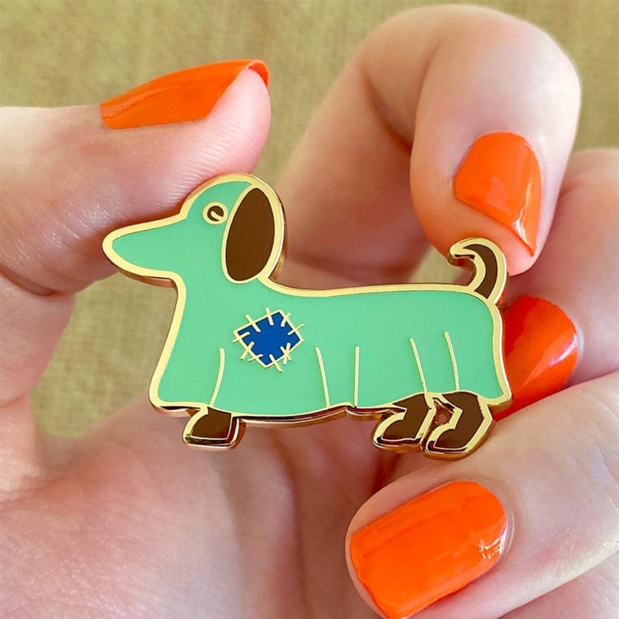 Erstwilder Enamel Pins | A Most Ghostly Pooch Enamel Pin