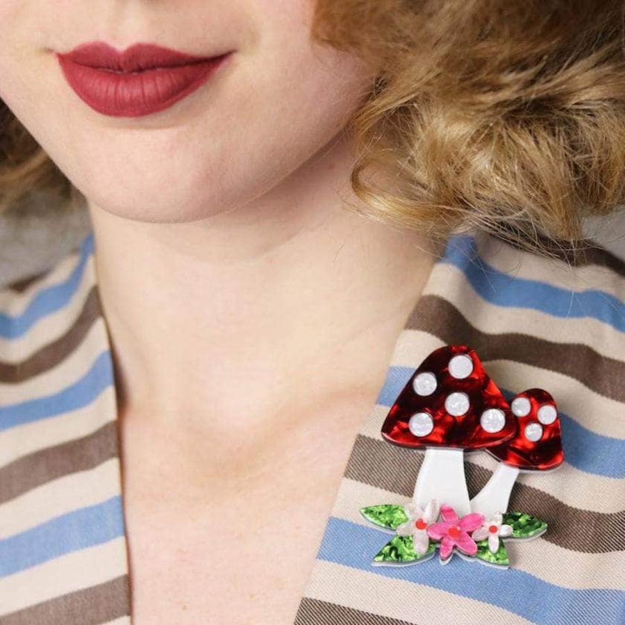 Erstwilder Brooches | Forest Fun Guy Brooch