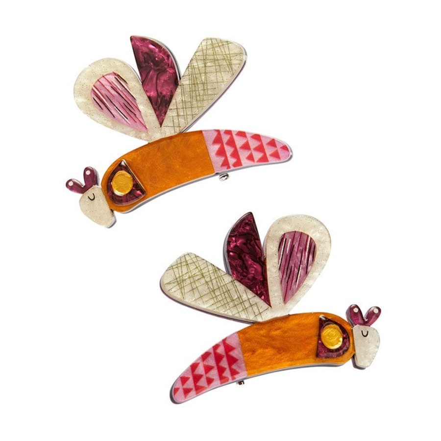 Erstwilder Hair Clips & Claws | A Dragonfly Named Buzz Hair Clips Set - 2 Piece