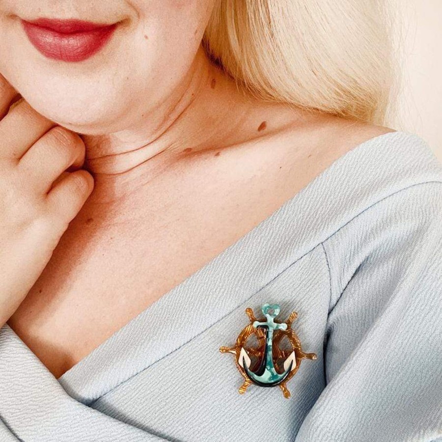 Erstwilder Brooches | Helm And Home Mini Brooch